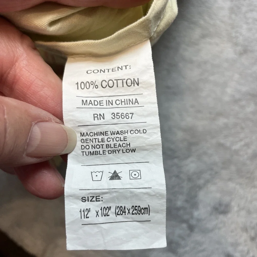 Cottagecore Sheet Set CA King Flat Fitted 2 Cases 2 Throw Pillows 1 King Sham